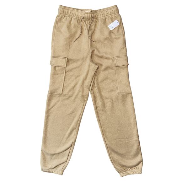 NWT Gap Kids Vintage Soft Relaxed Cargo Tan Joggers XL 12 - Picture 1 of 8